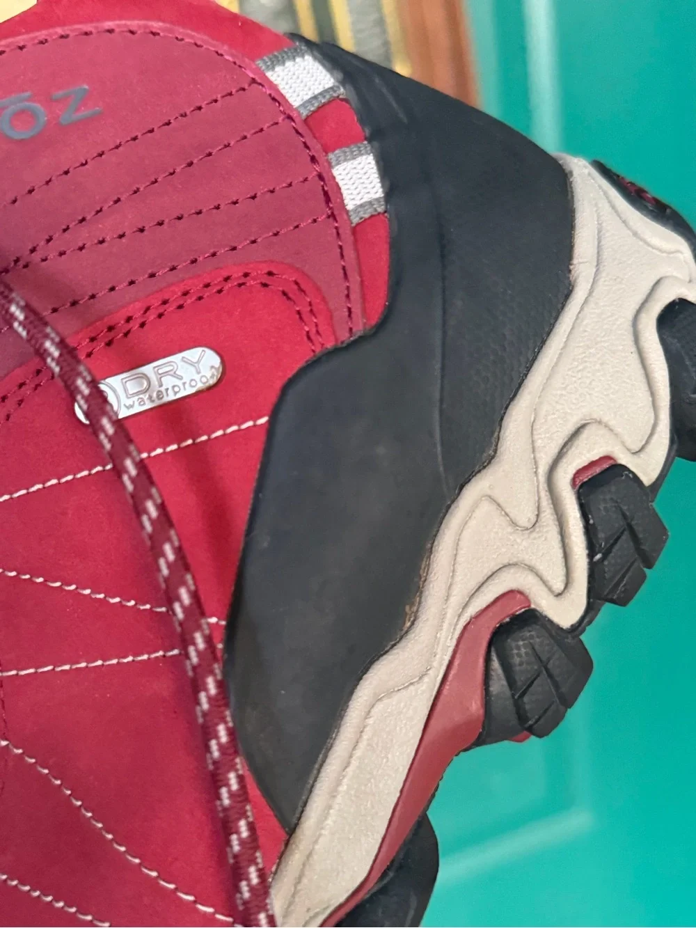 Oboz Women's Bridger Mid B-DRY Hiking Boots Womens 9.5 wide rio red 40 euro